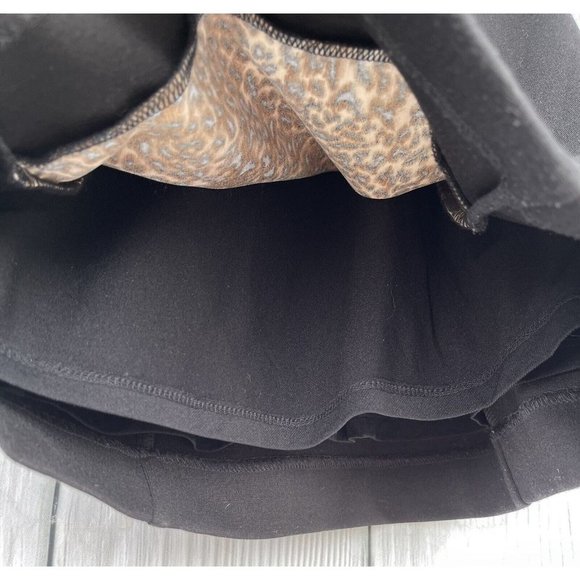 Michael Kors Womens Size 2 Gold Zip Back Sleeveless Cheetah & Black Sheath Dress - Picture 12 of 12